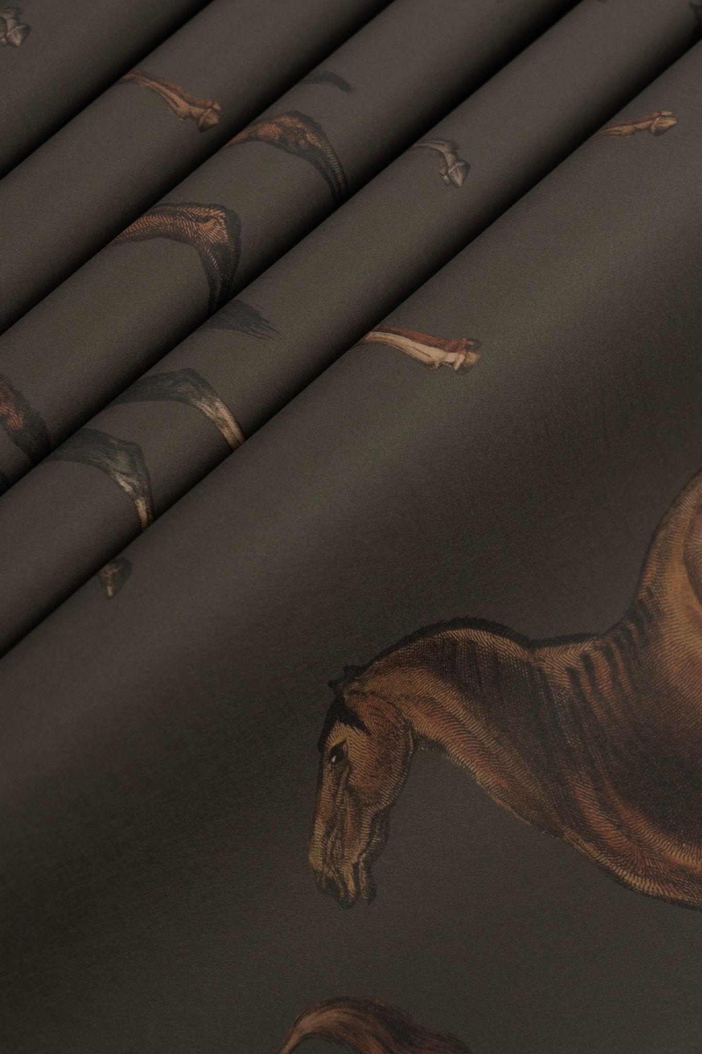 Tapeta Horses Olive - Wallcolors®