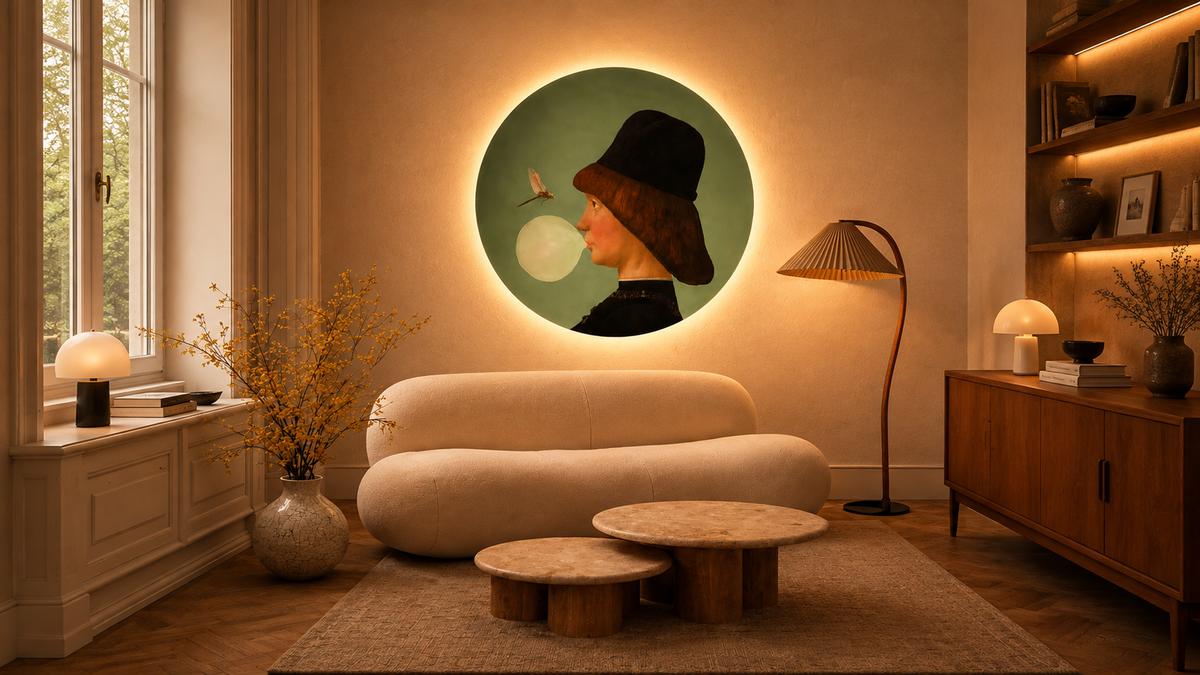 Dots Lighting Junge und Libelle