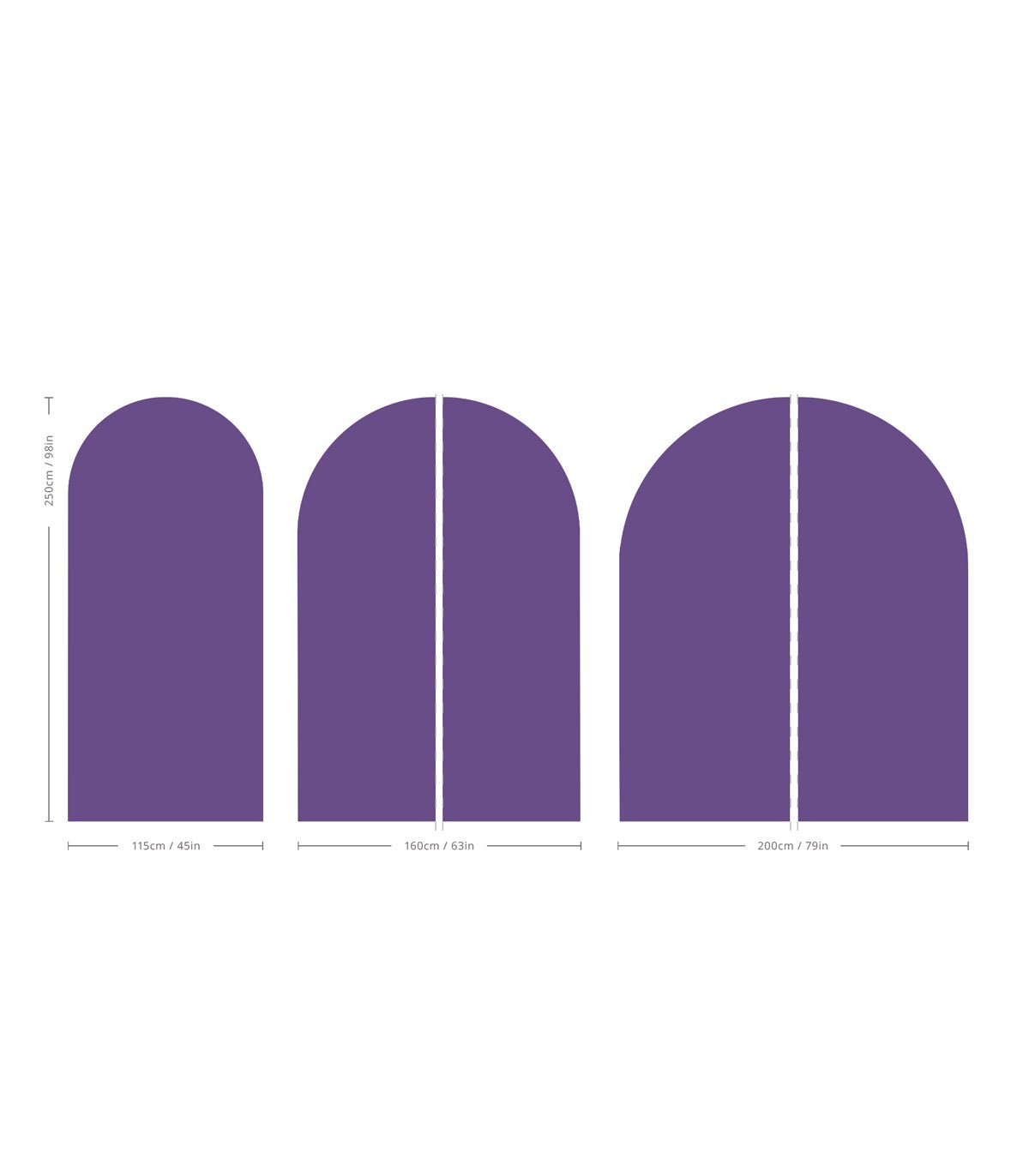 Arch Solid Bold Accents - Wallcolors®
