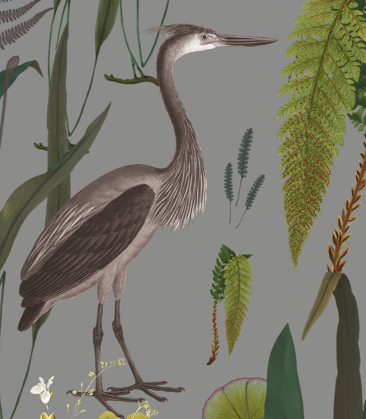 Ruhige Reiher-Minze-Tapete