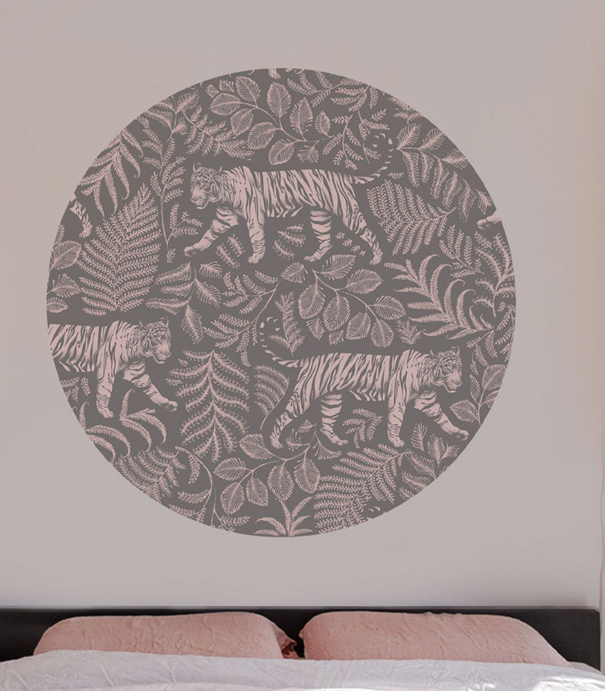 Dots Camouflaged Tiger Gray Pink