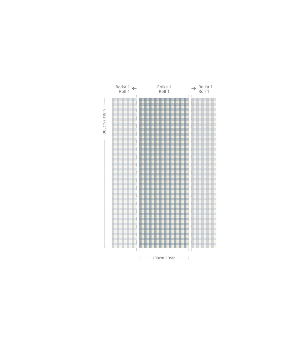 Tapeta Checks - Wallcolors®