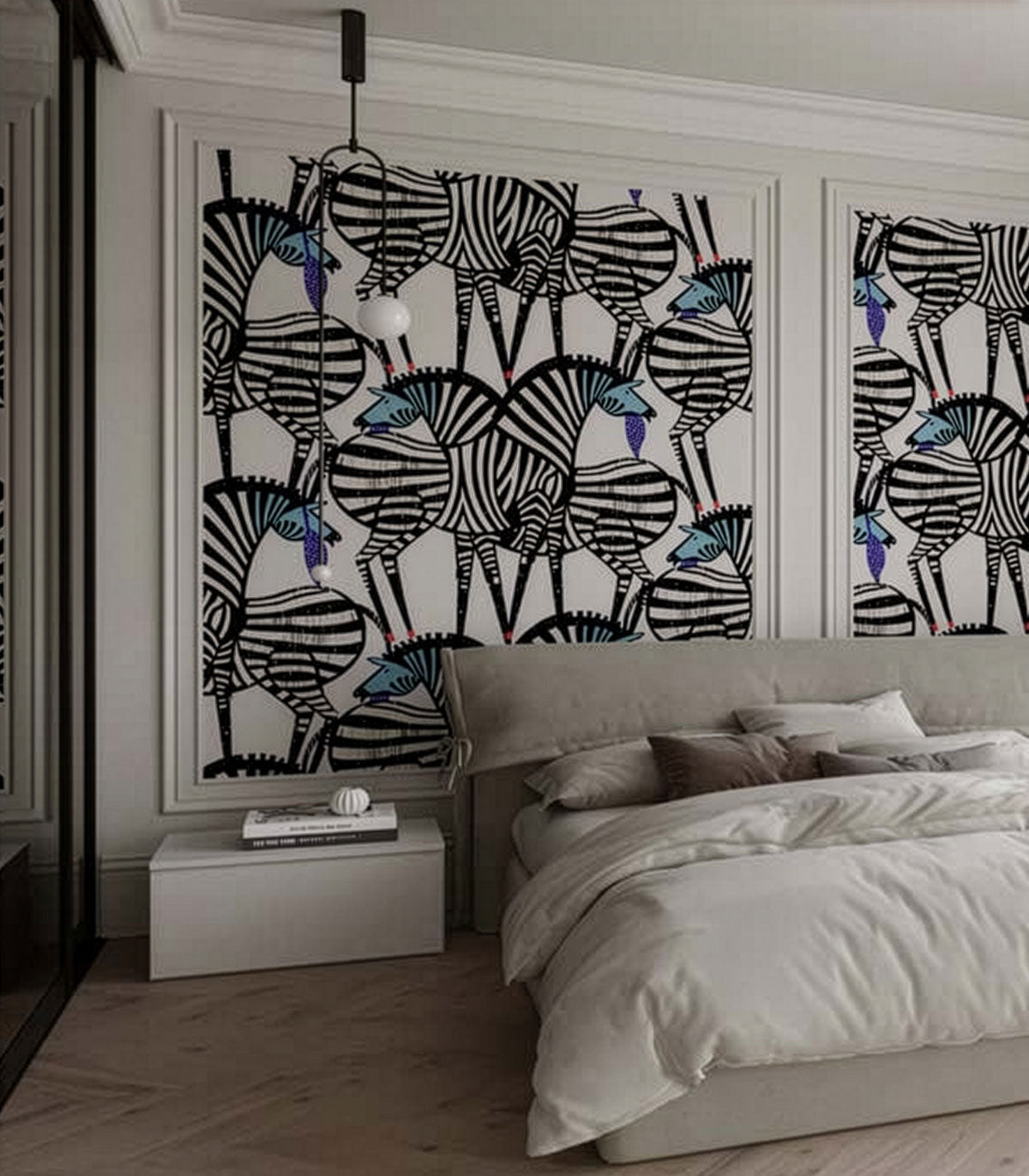 Tanzende Zebras Hintergrund