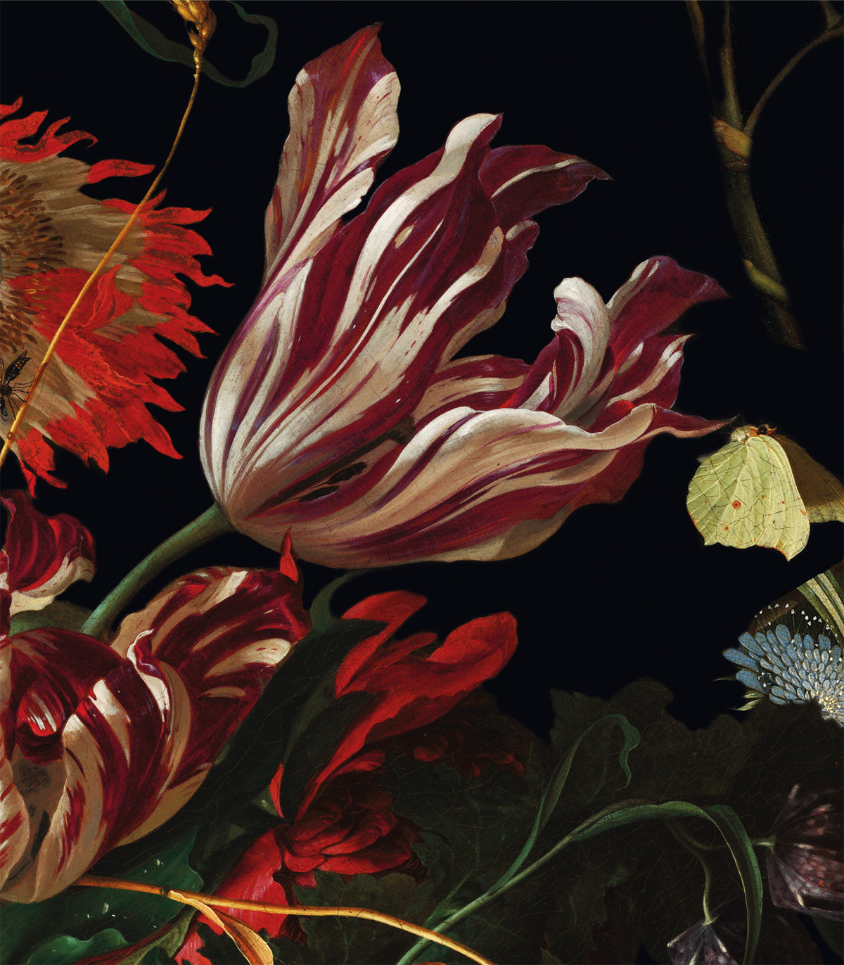 Niederländische Blumen Tapete