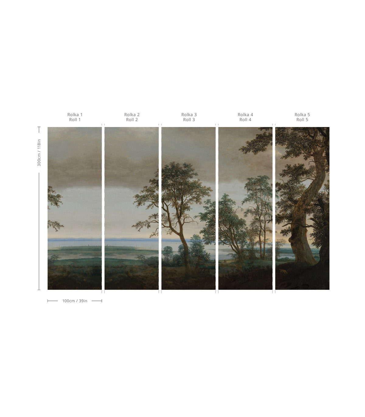 Tapete Evening Grove