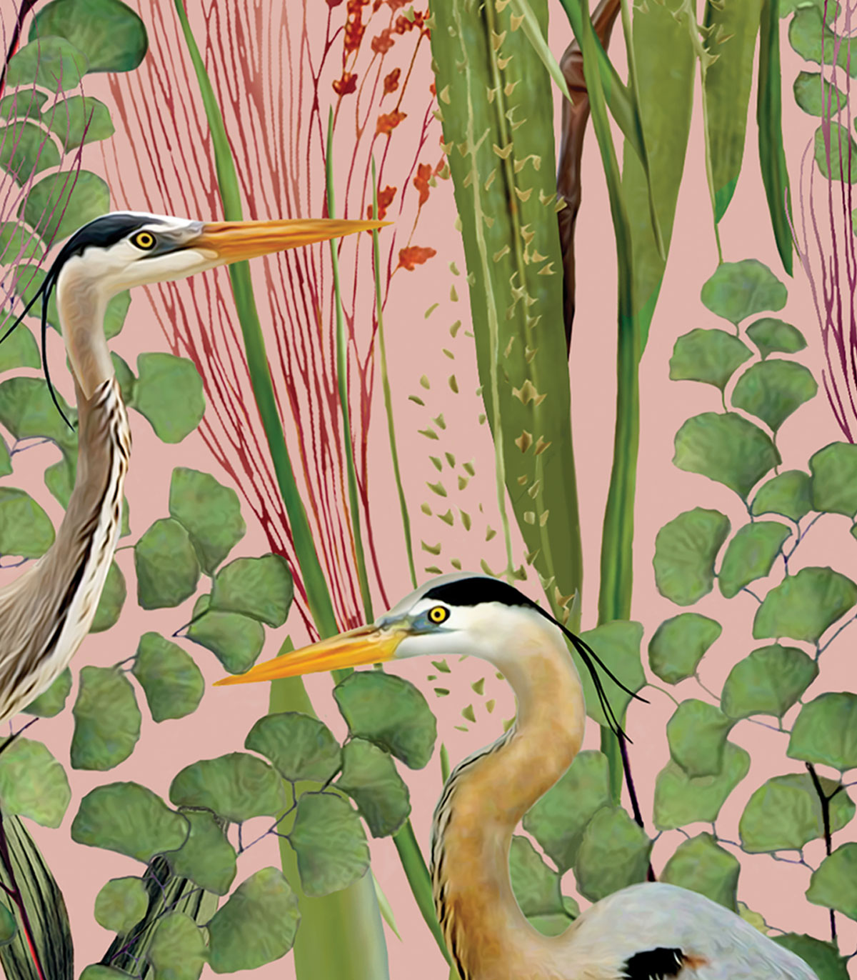 Reiher Tapete