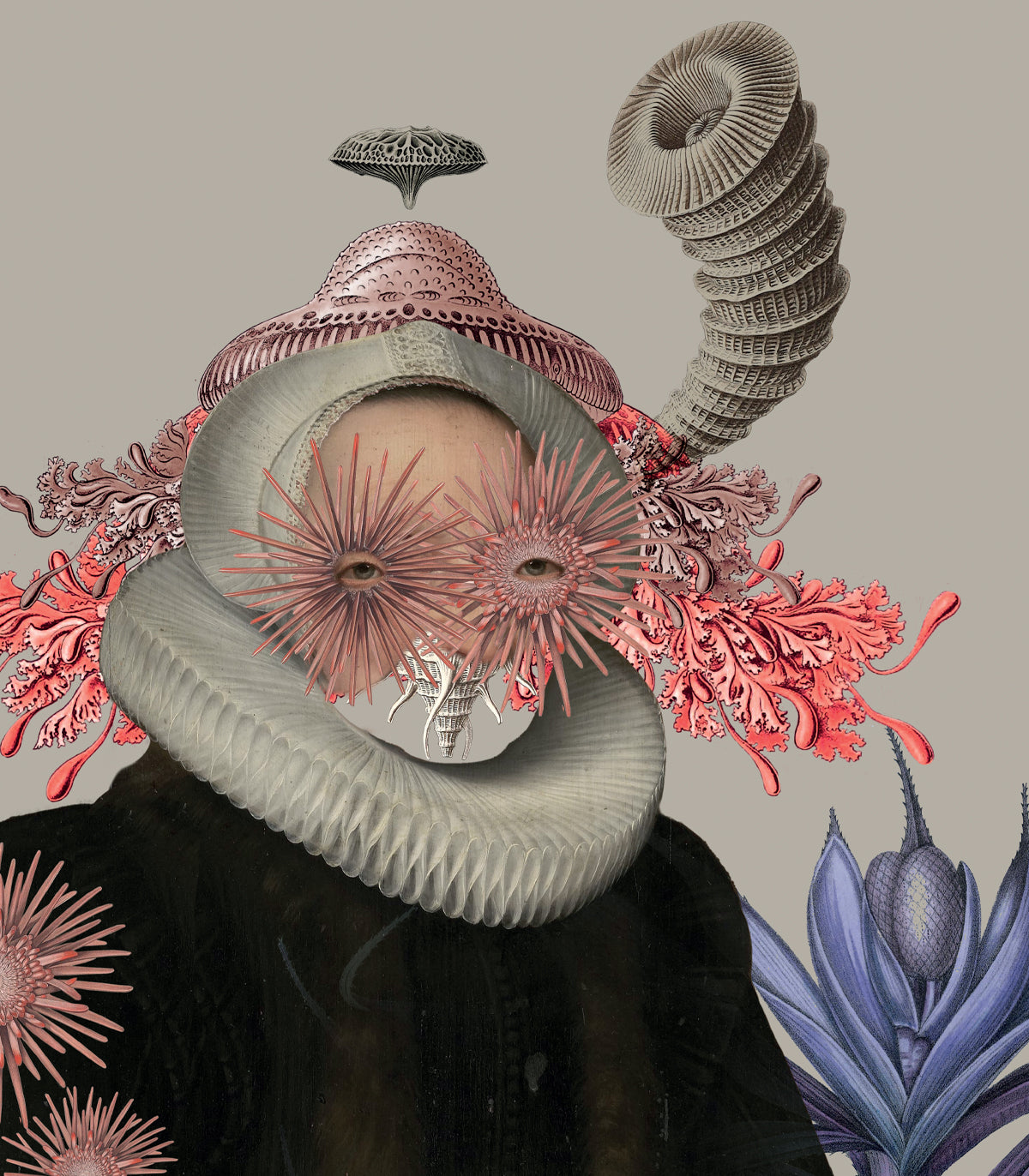 Lady Medusa Beige Tapete