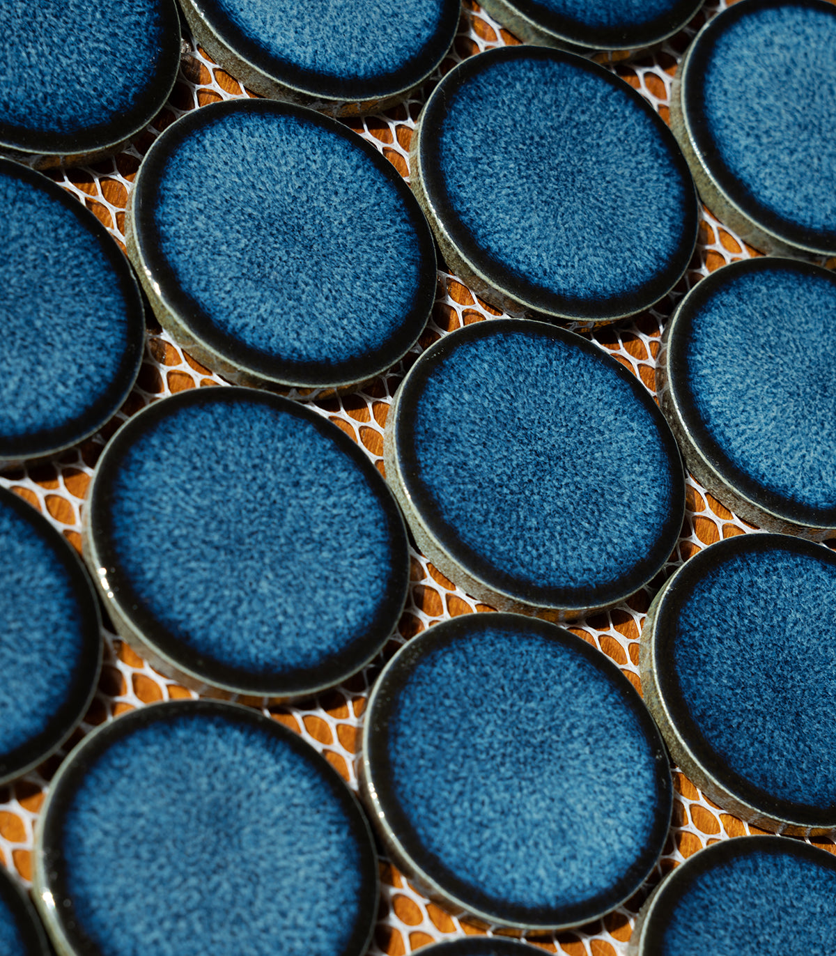 Kreis Punkte königsblau Mosaik