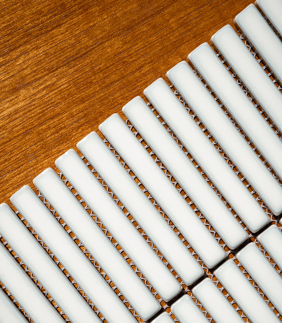 Mini-Piano-Weiß-Glanzmosaik