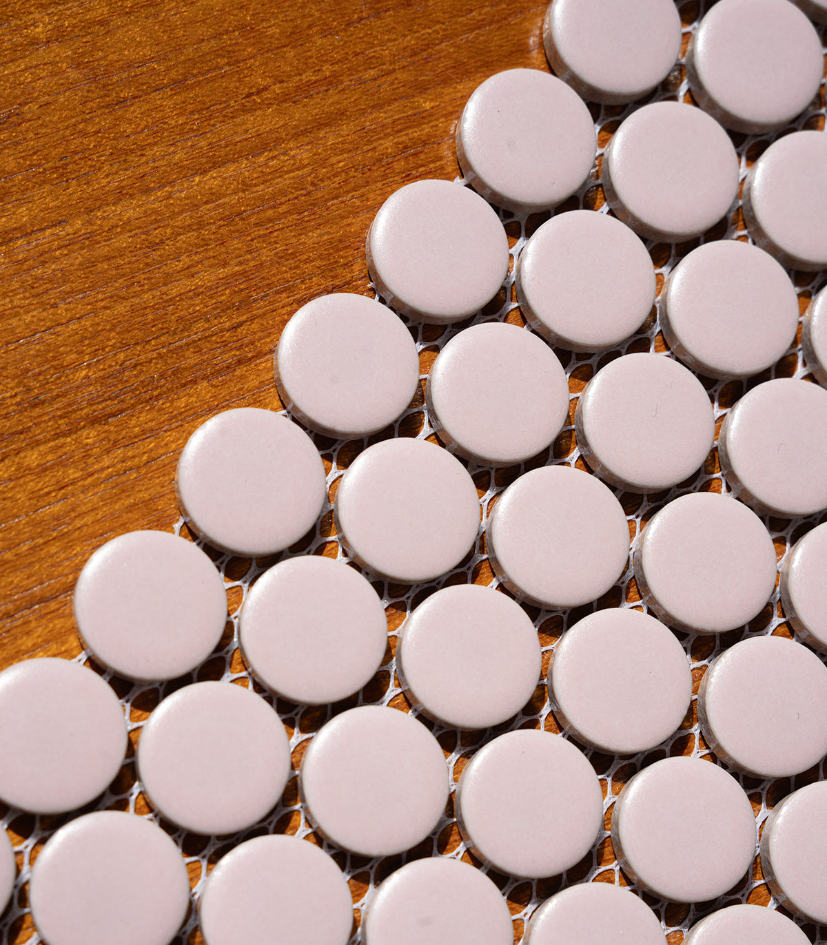 Mosaik Penny Dots rosa matt