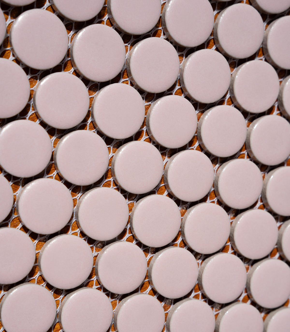 Mosaik Penny Dots rosa matt