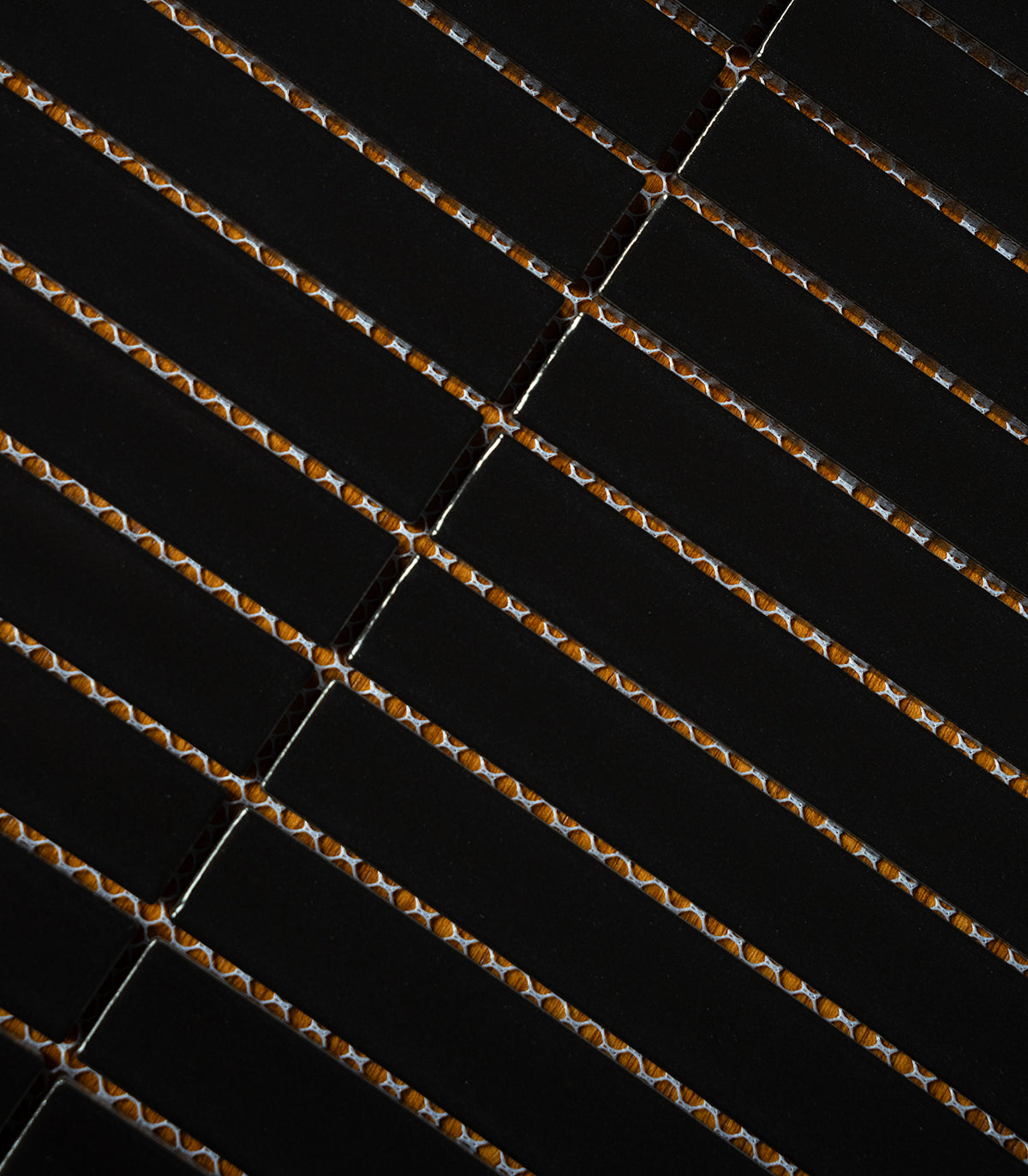 Klavierschwarzes mattes Mosaik