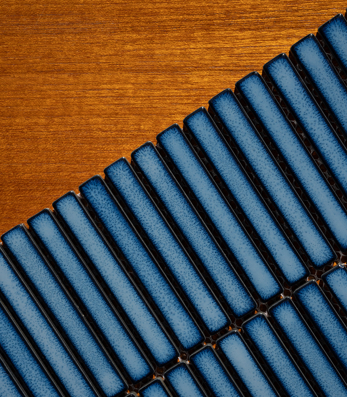 Mini-Klaviermosaik tiefblau