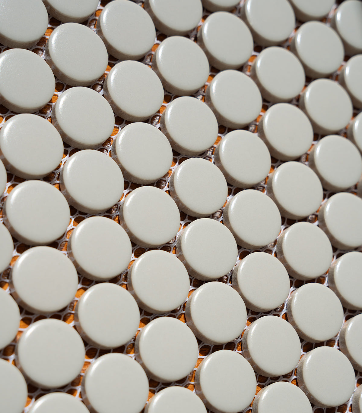 Penny Dots grau matt Mosaik