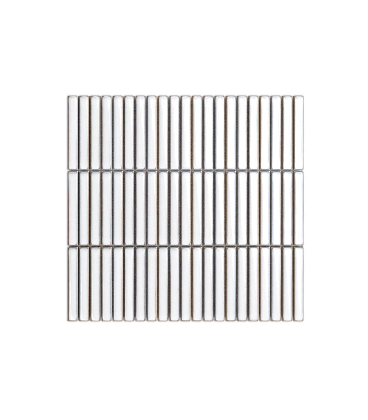 Mini-Piano-Weiß-Glanzmosaik