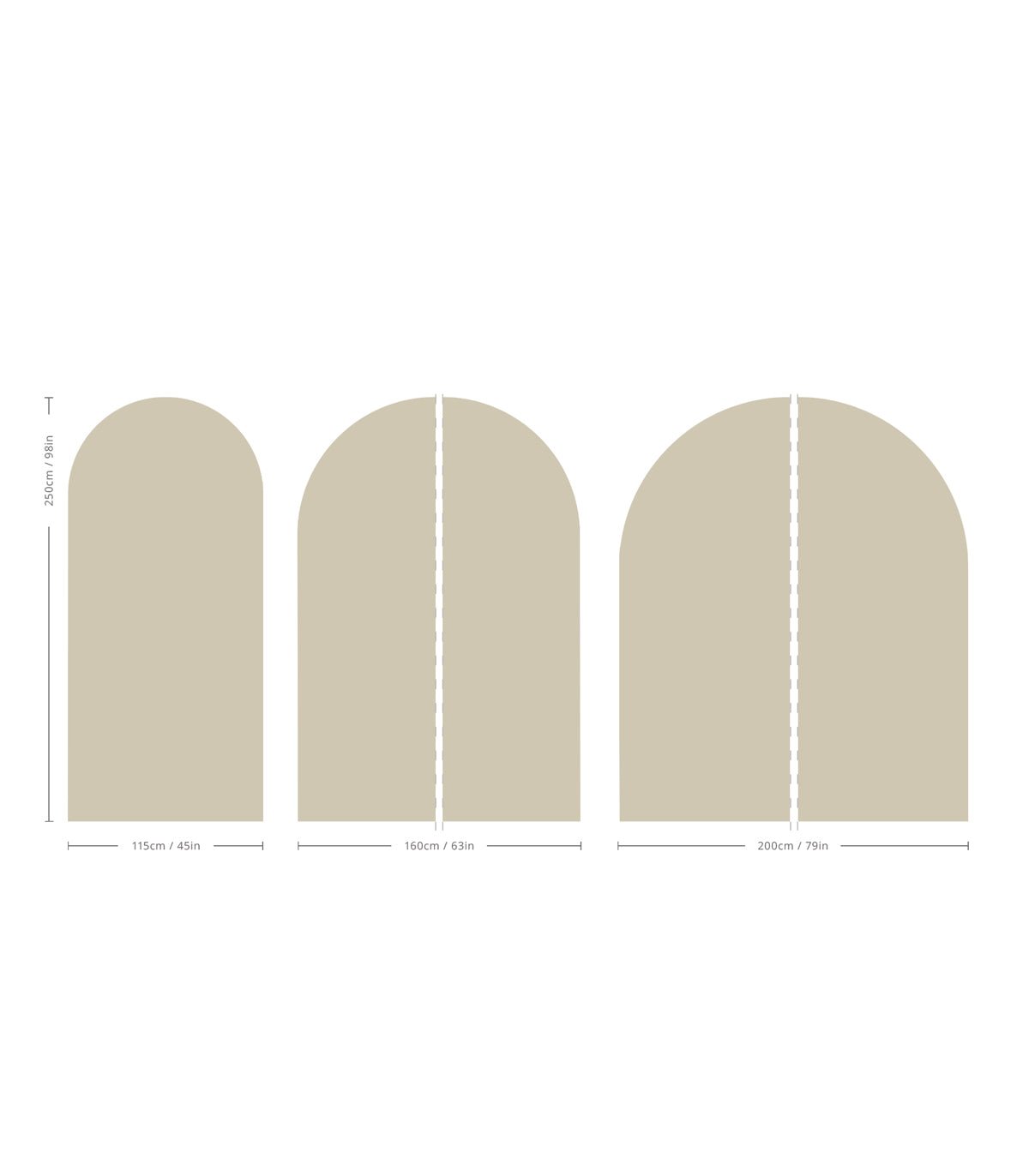 Arch Solid Powdered Earth - Wallcolors®