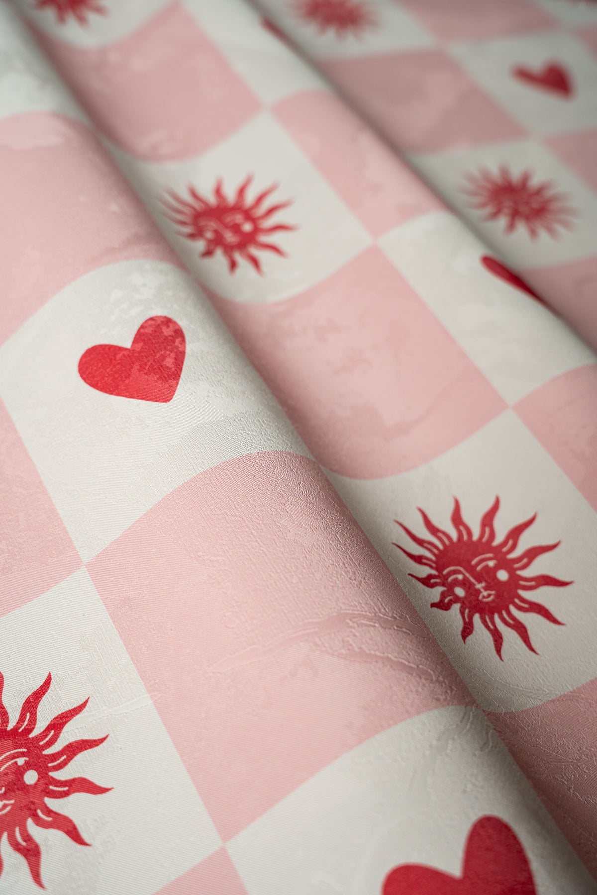 Tapete Sun and heart Blush