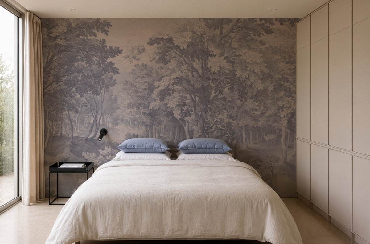 Tapete Timeless Trees Blue