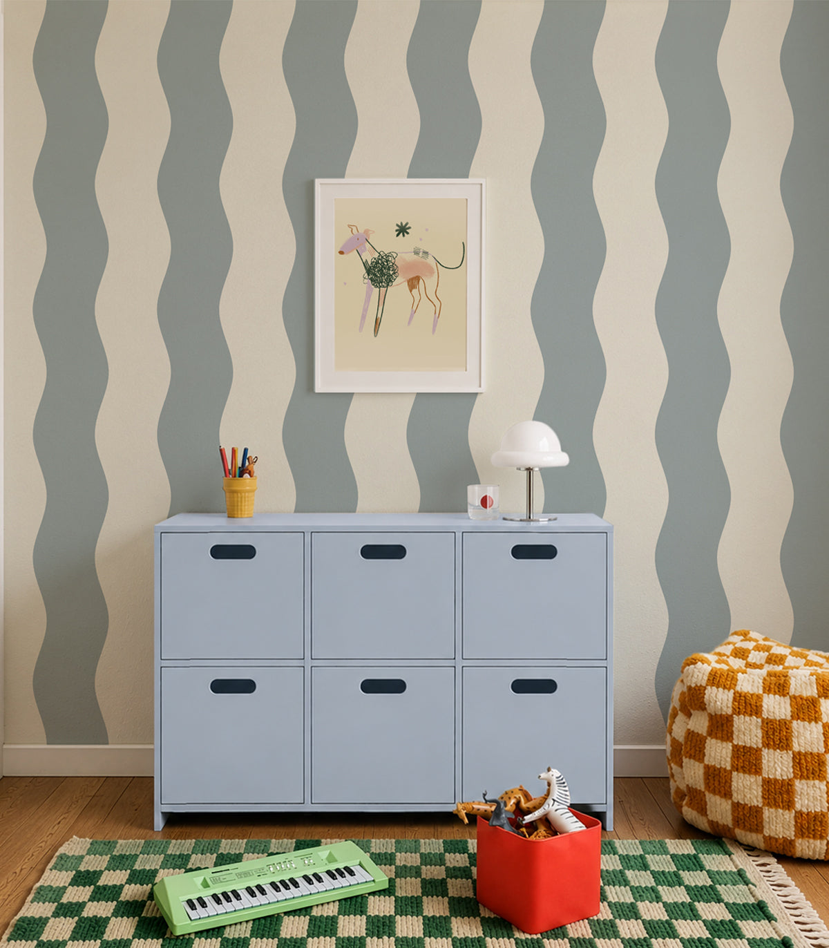 Tapete Wave Stripe Mount Saint Anne