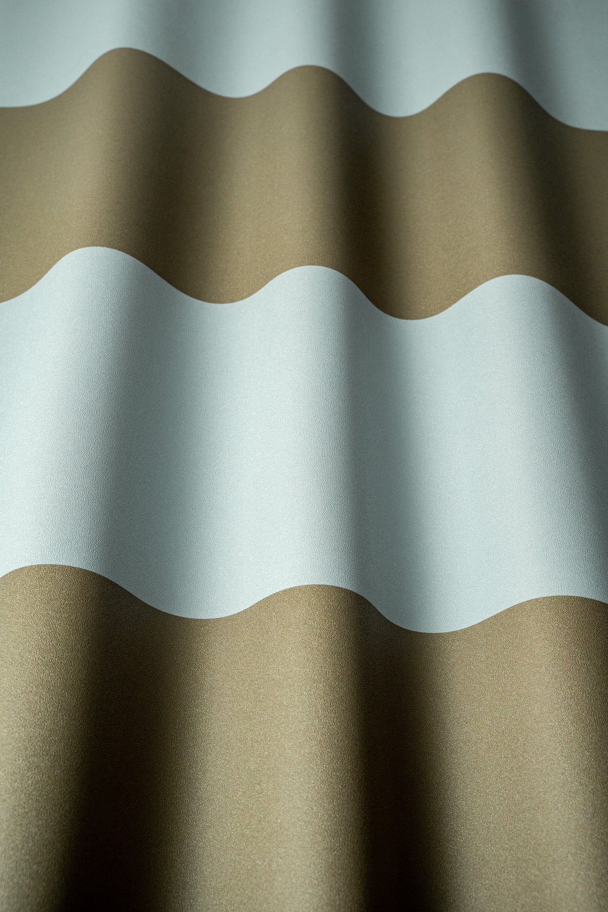 Tapete Wide Stripe Play Fog Sand