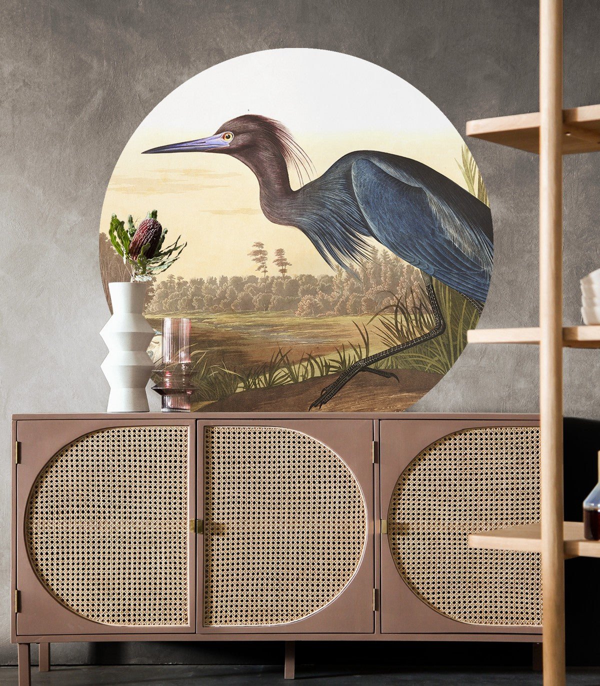 Dots Bird grass - Wallcolors®