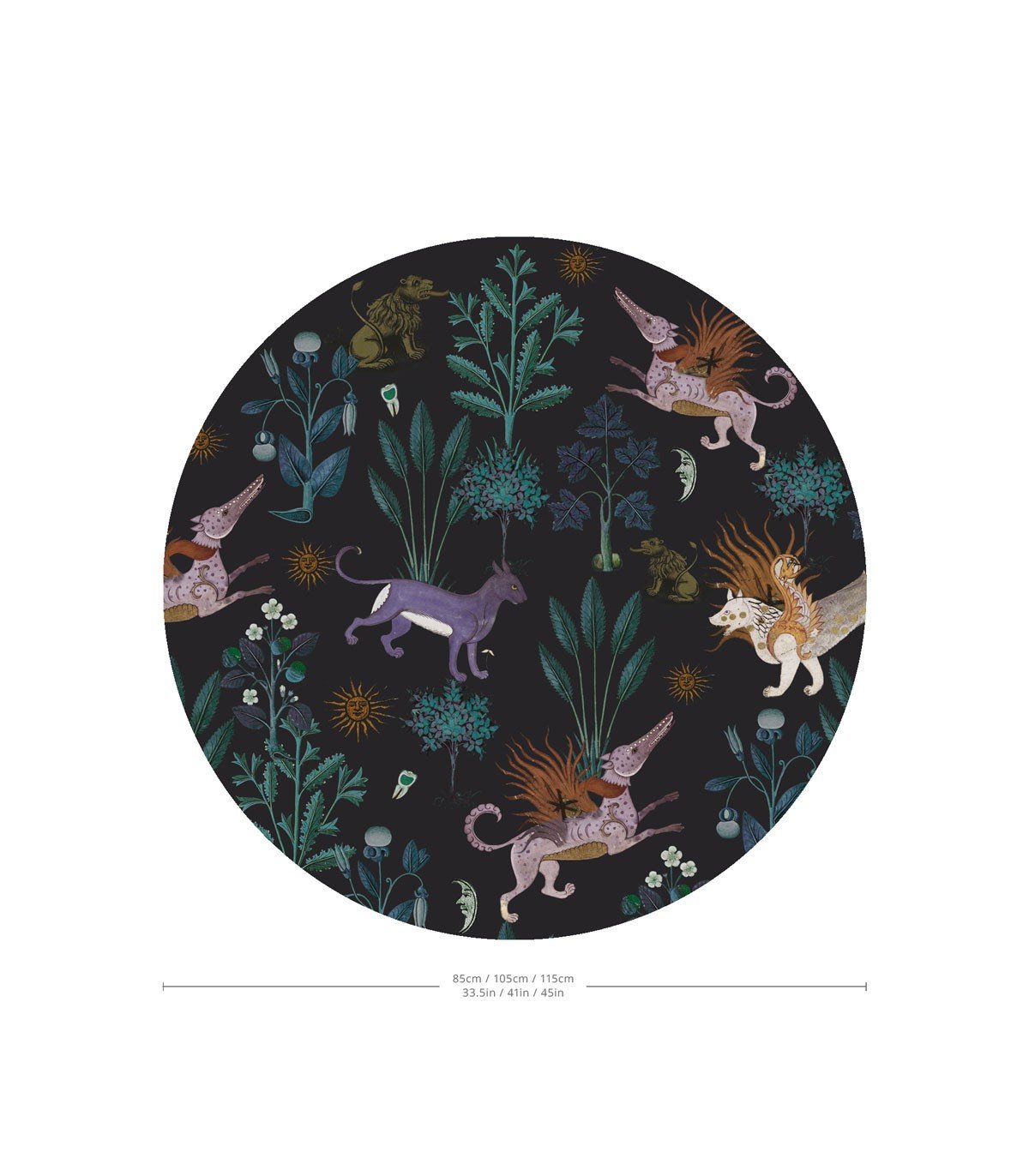 Dots Botanic Beast Purple - Wallcolors®
