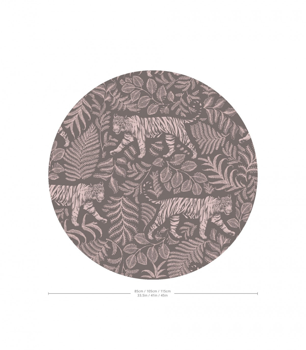 Punkte Camouflage Tiger Grau Rosa