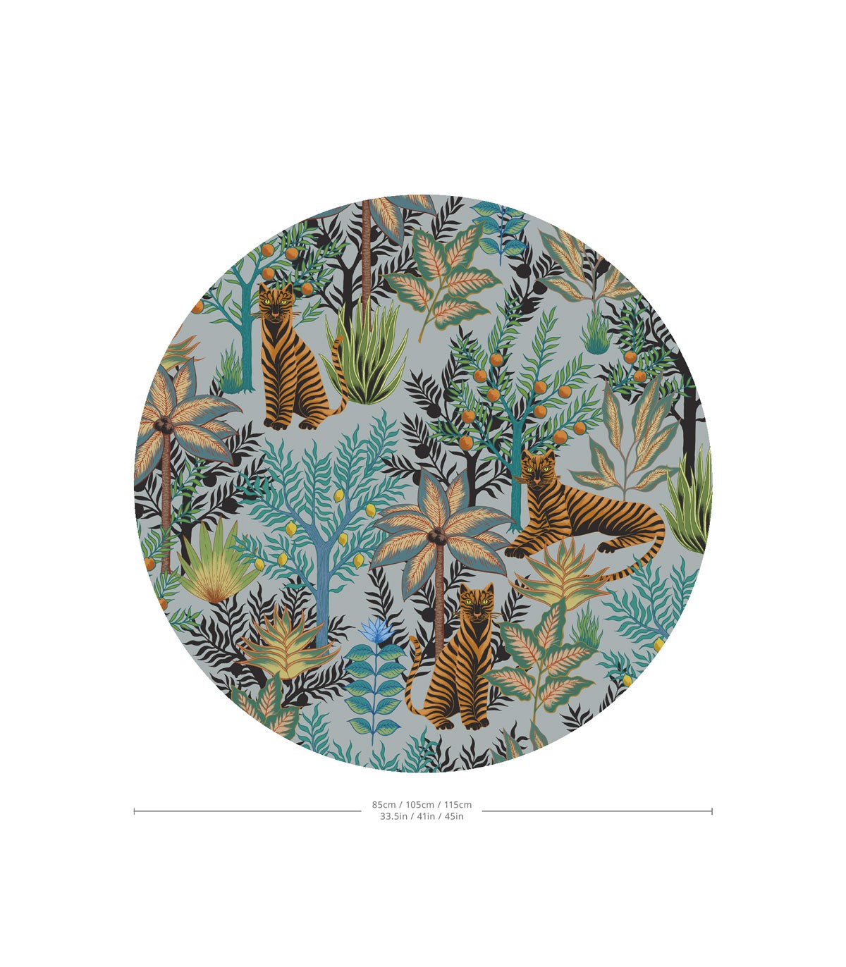 Punkte Gold Tiger Hellblau