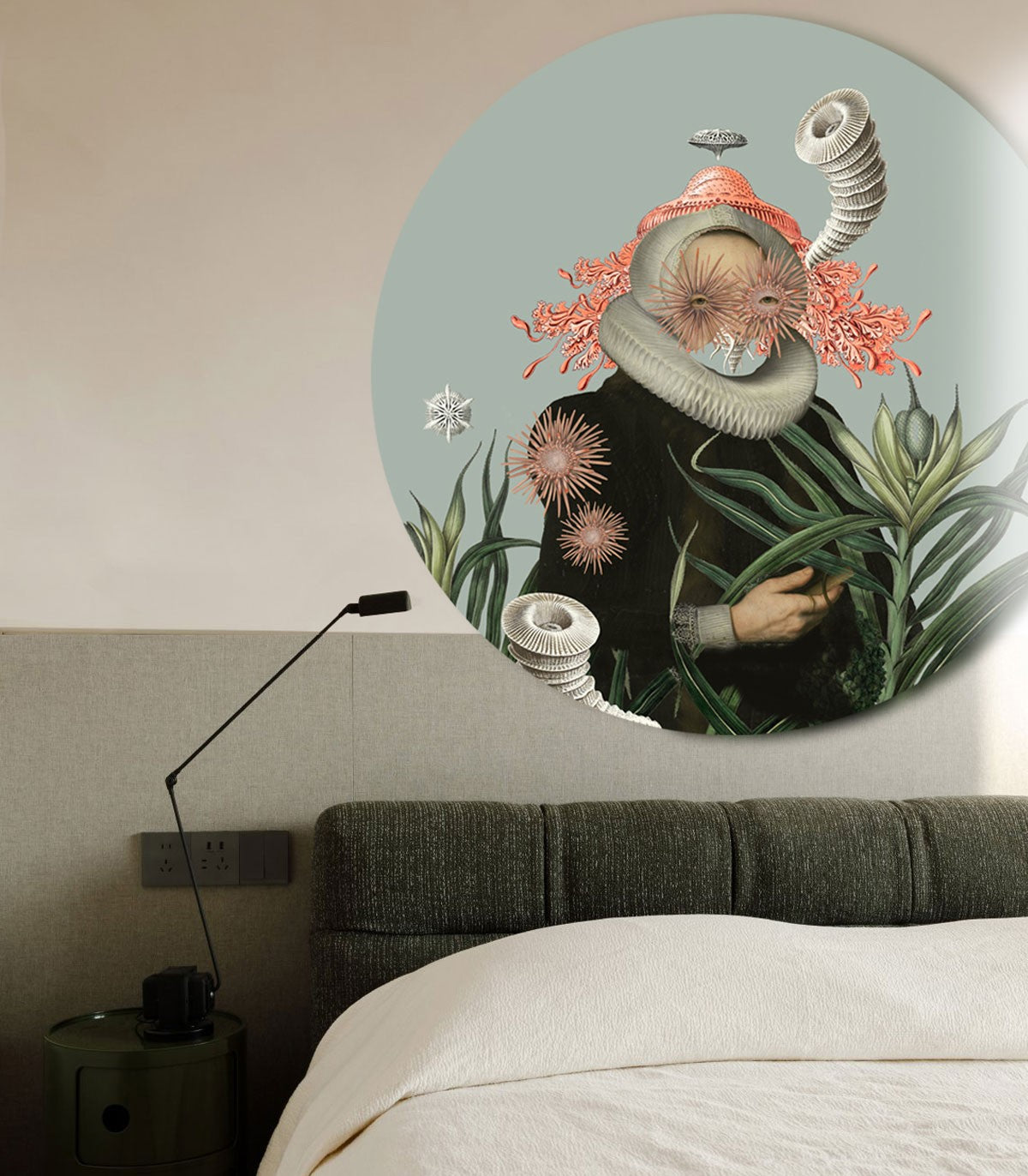 Punkte Lady Medusa Blau