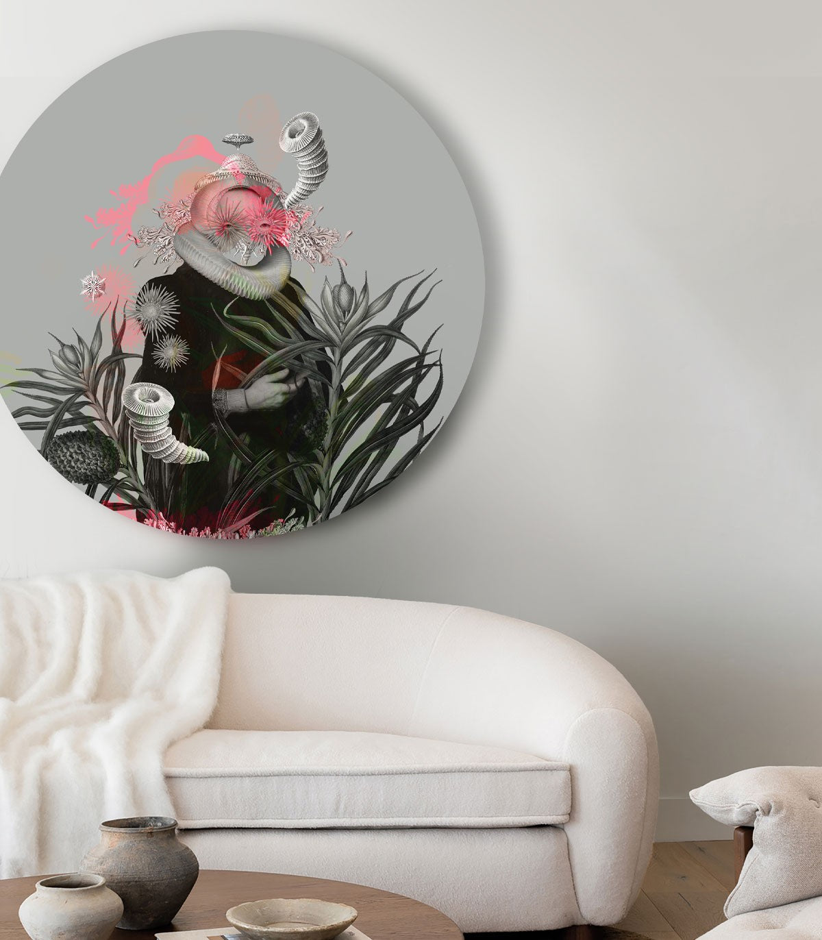 Punkte Lady Medusa Grau