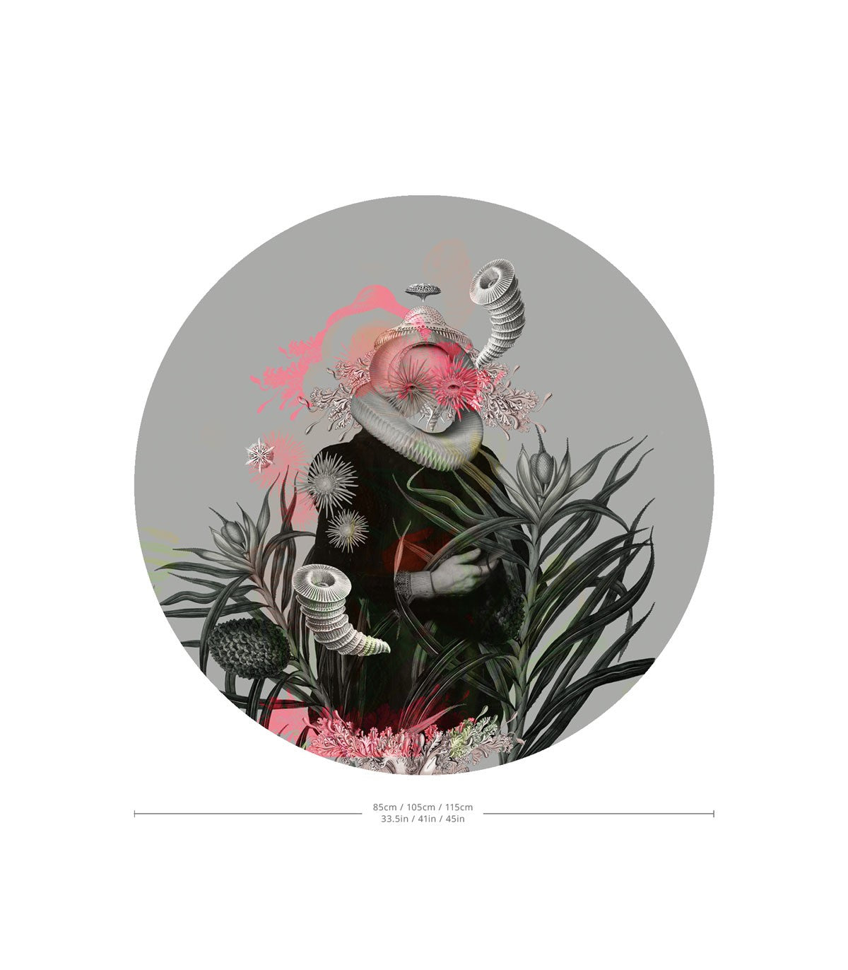 Punkte Lady Medusa Grau