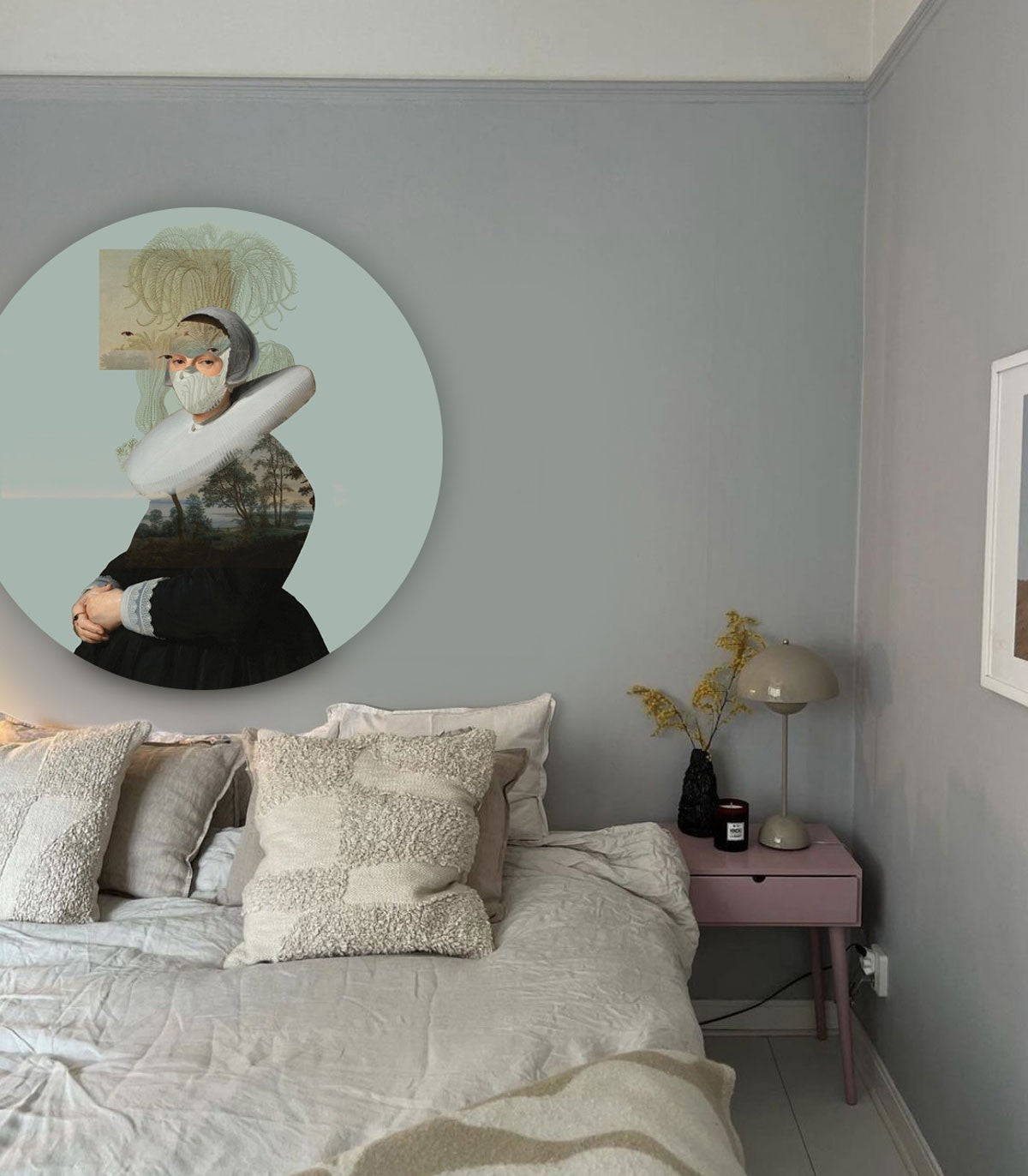 Punkte Landschaft Muse Grün