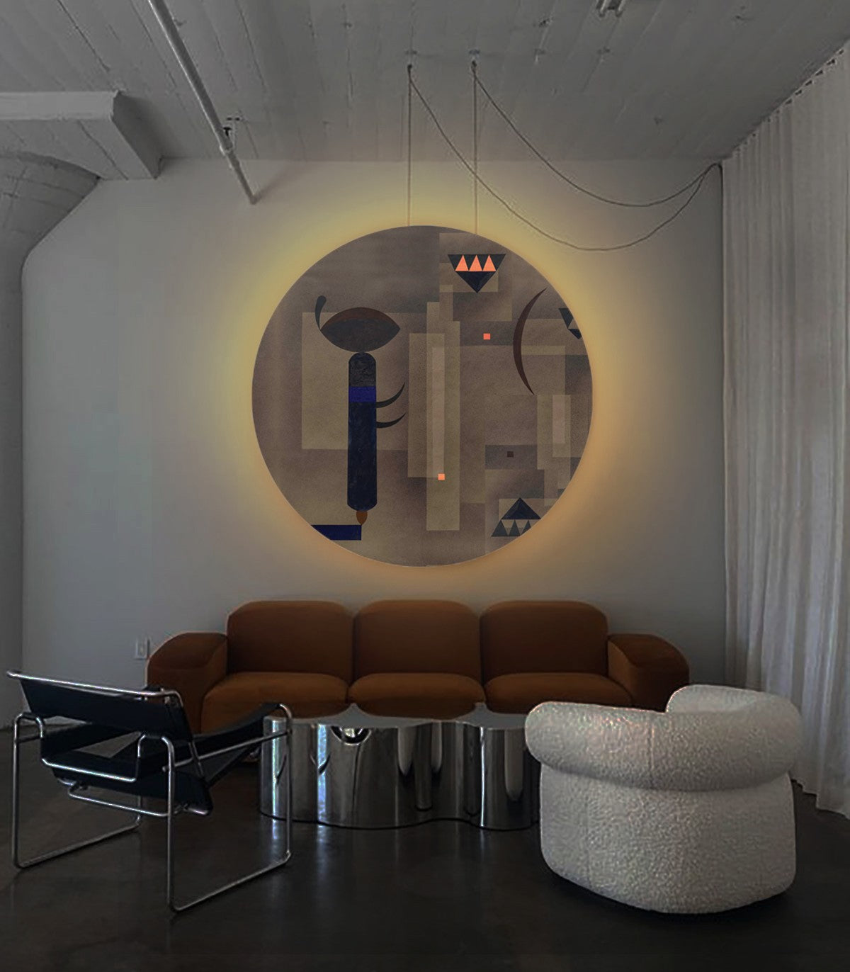 Punkte Beleuchtung Düstere Geometrie