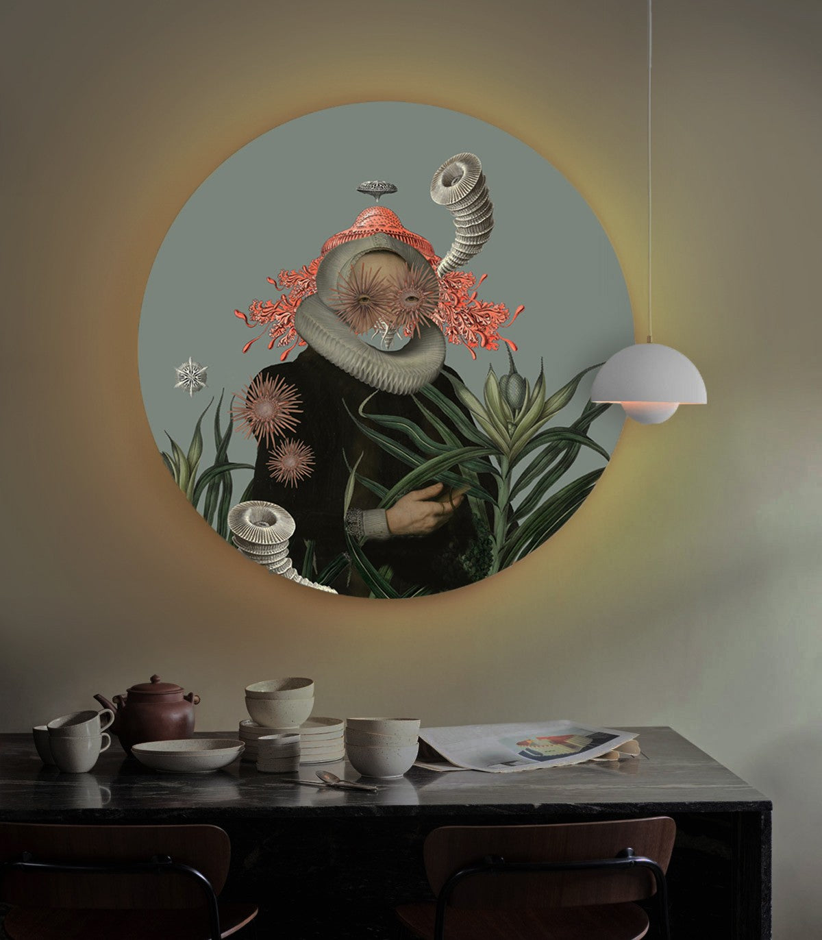 Dots Lighting Lady Medusa Blau