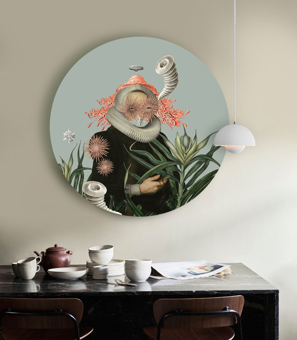 Dots Lighting Lady Medusa Blau