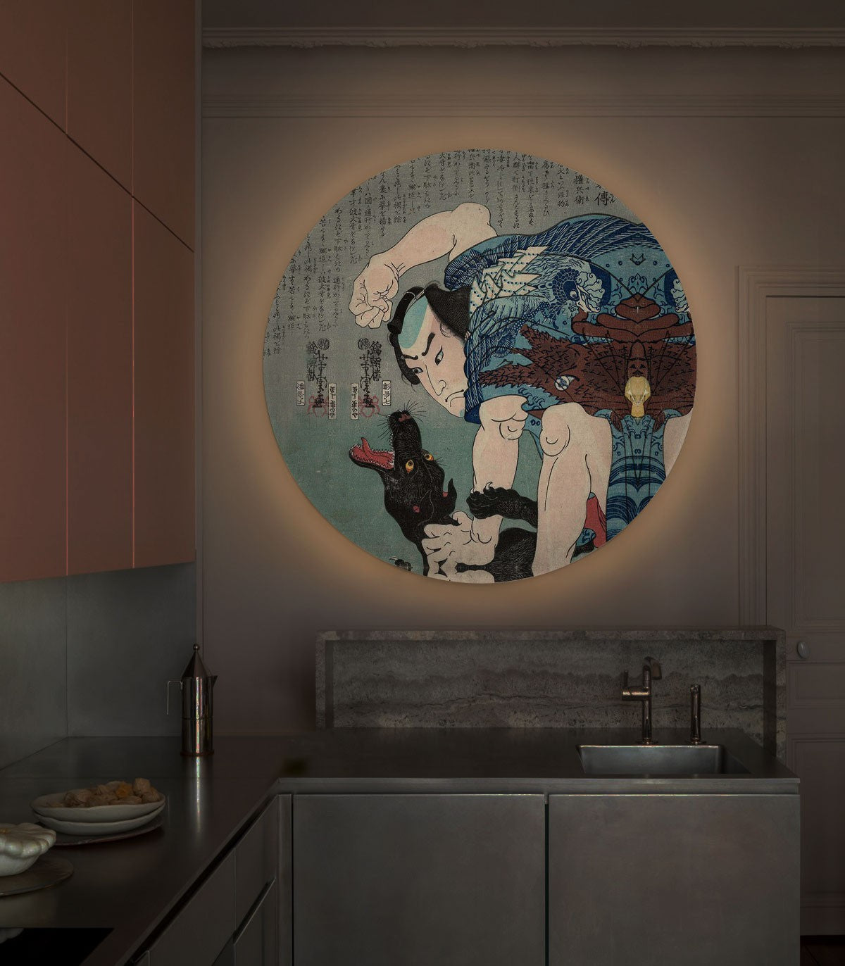 Dots Lighting Samurai-Begegnung