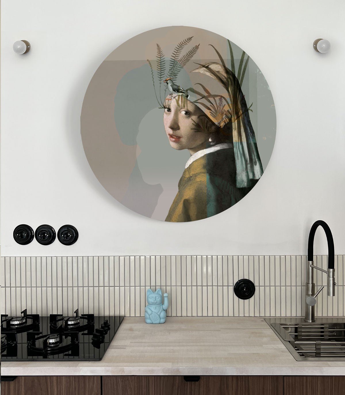 Dots Nature girl with the pearl - Wallcolors®
