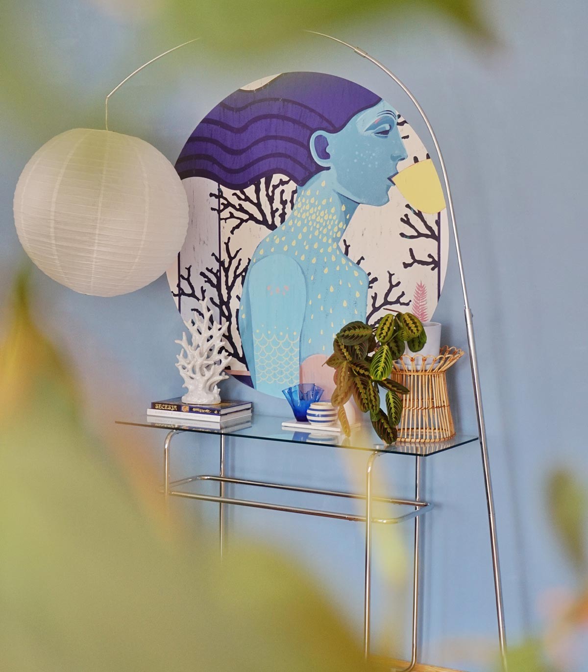 Punkte Sirene cooles Mädchen