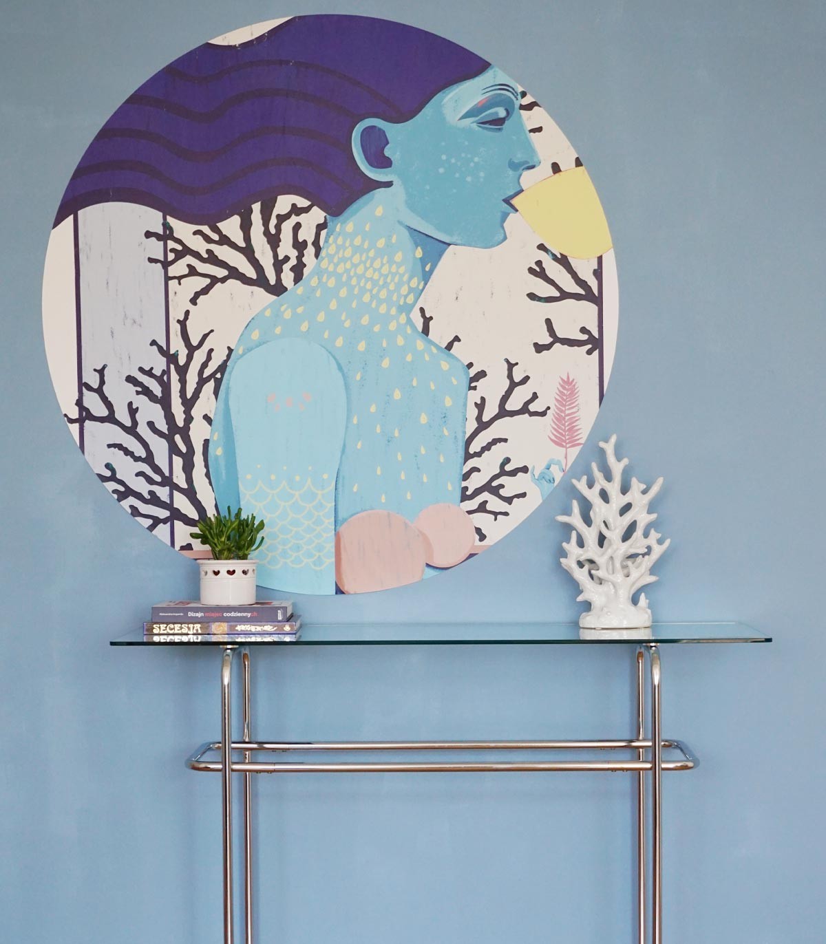 Punkte Sirene cooles Mädchen