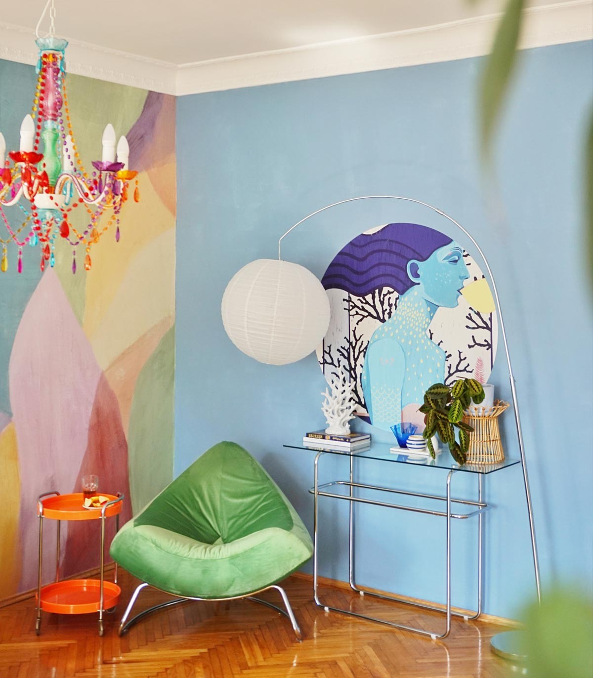 Punkte Sirene cooles Mädchen