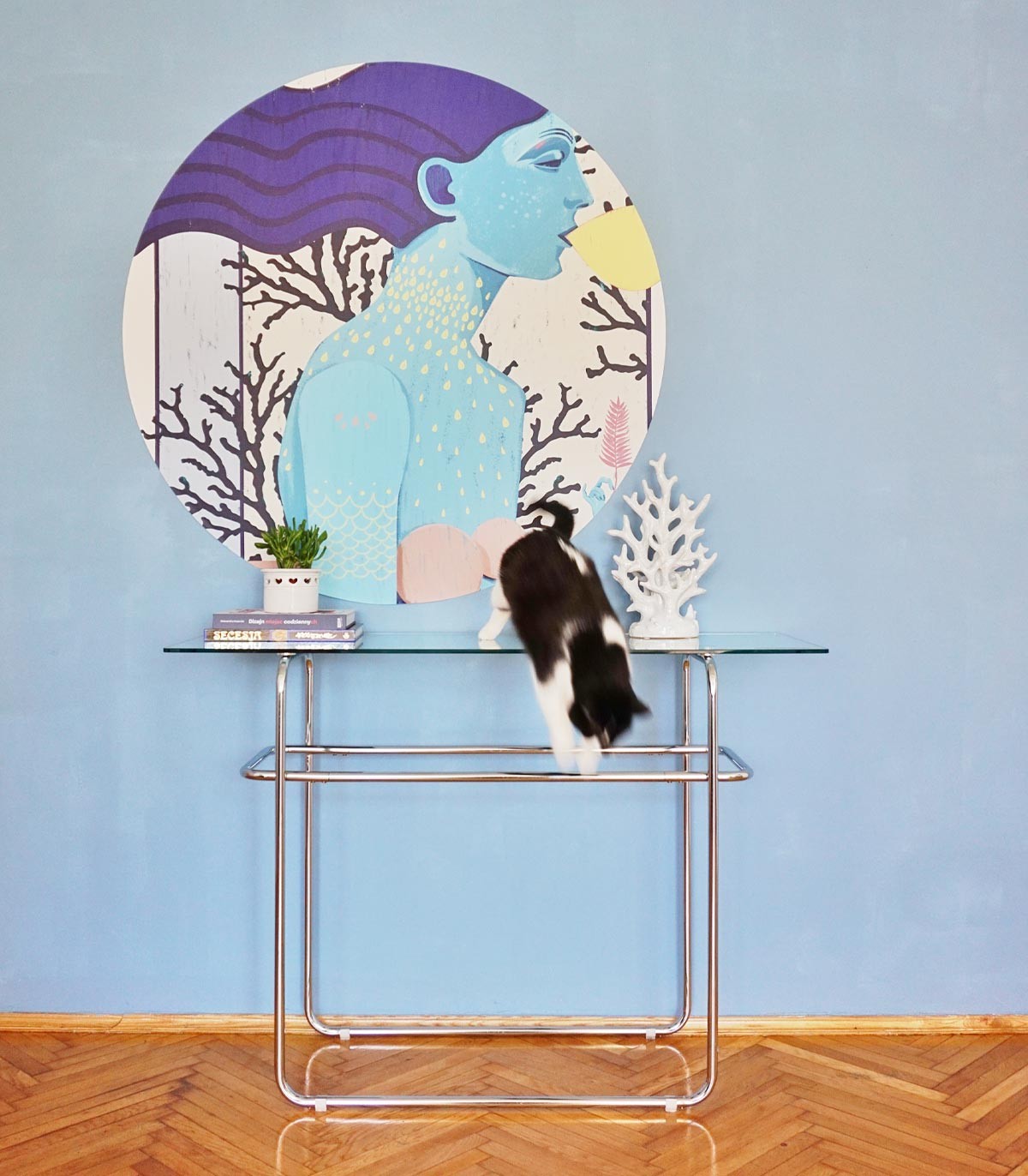 Punkte Sirene cooles Mädchen