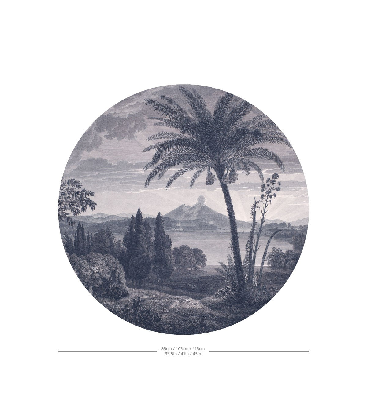 Punkte Tropical Volcano Vista blau