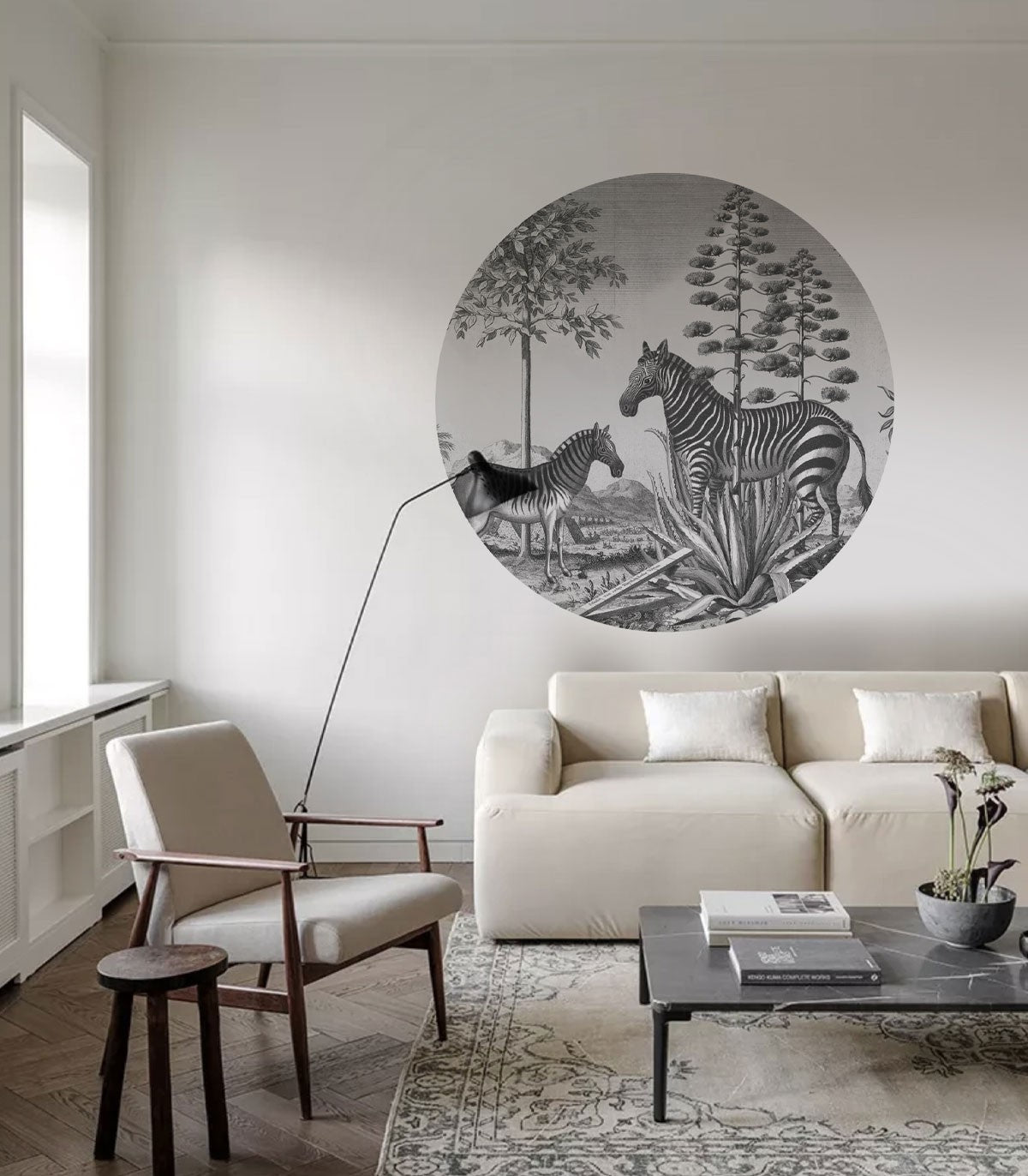 Punkte Zebra auf Agave