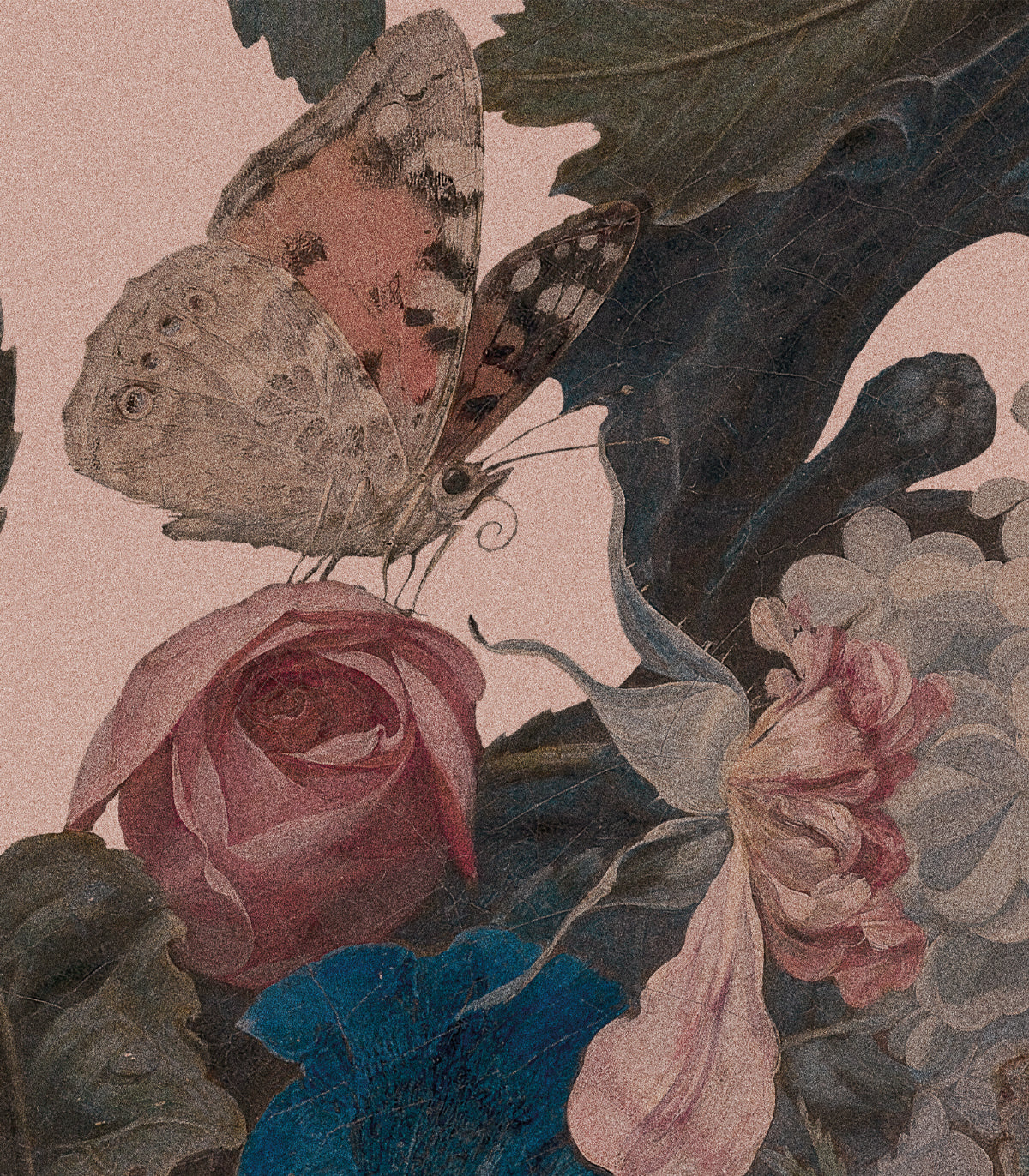 Libellengarten Rosa Tapete