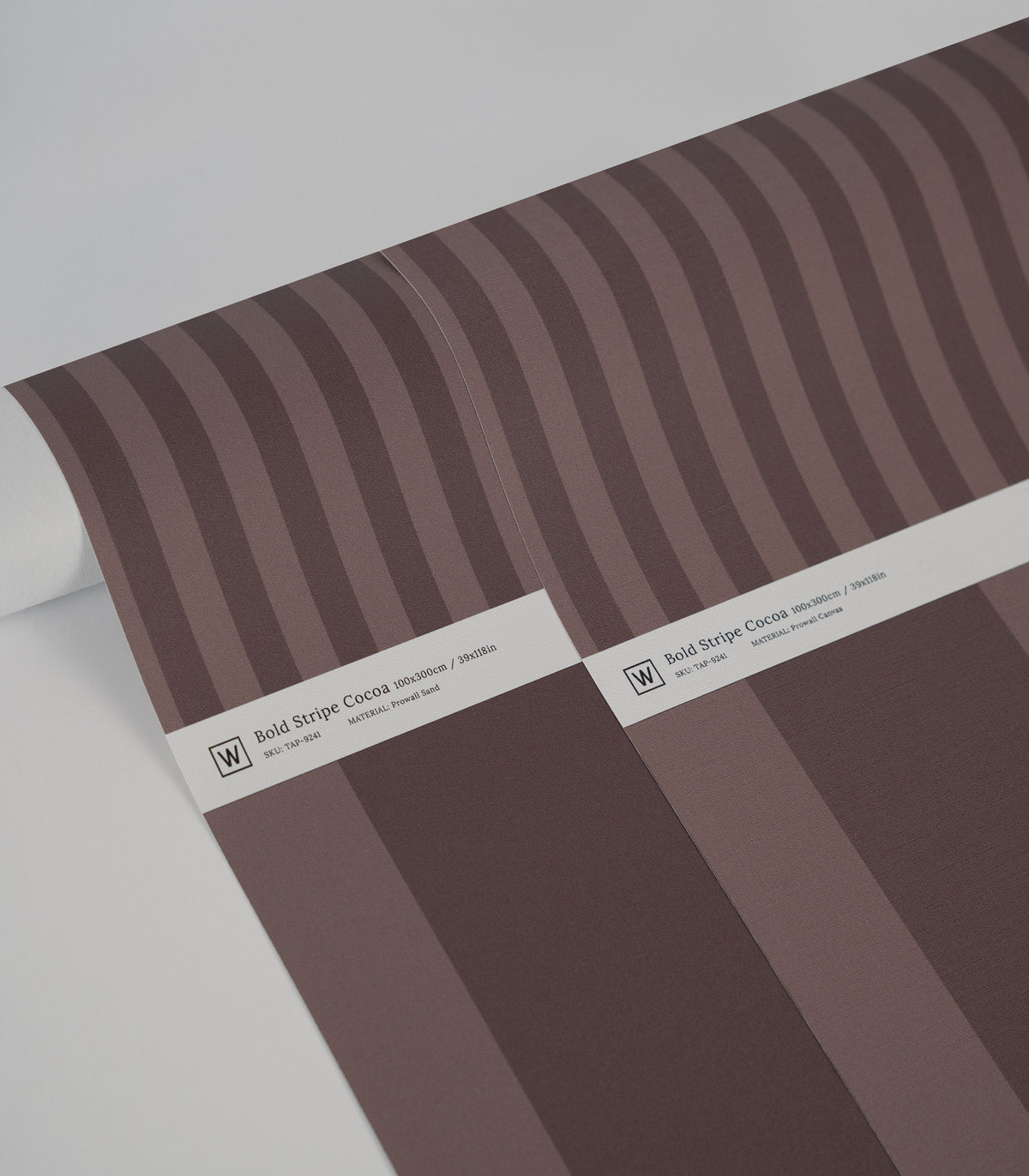 Tapete Bold Stripe Cocoa
