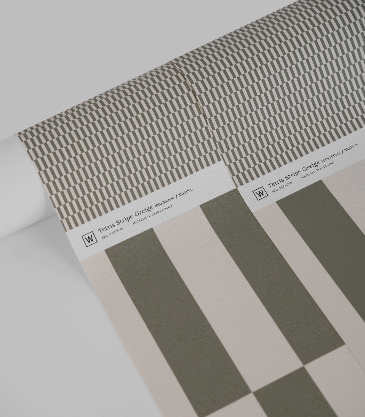 Tapete Tetris Stripe Greige