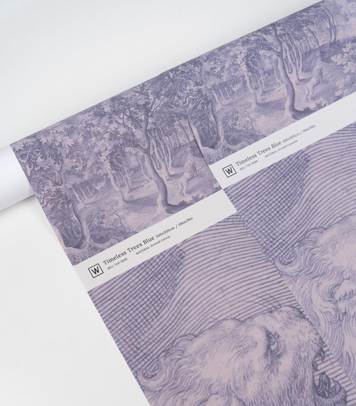 Tapete Timeless Trees Blue