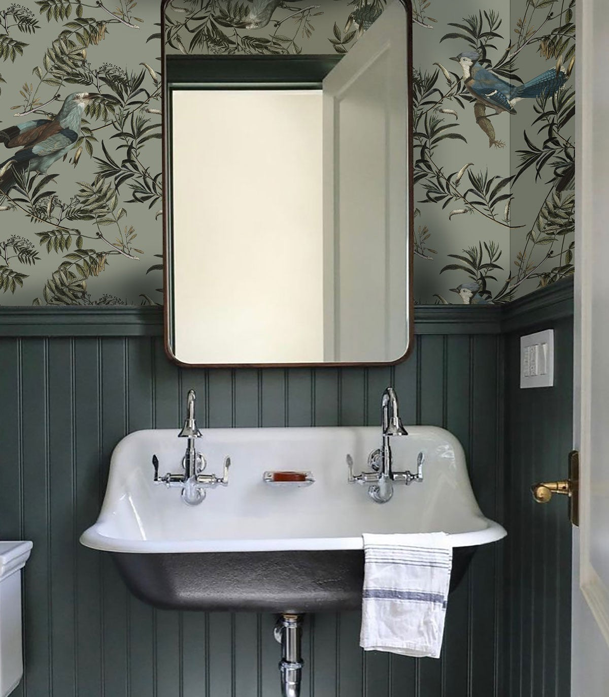 Vögel im Garten Hintergrund