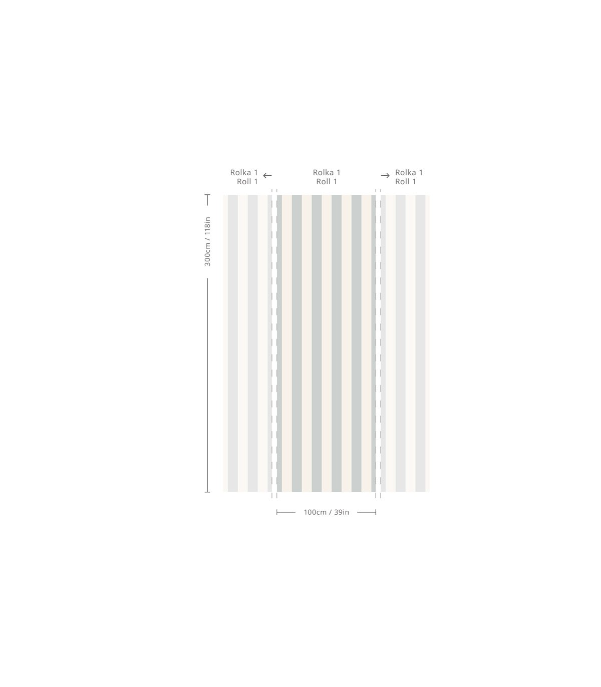 Tapeta Bold Stripe Storm