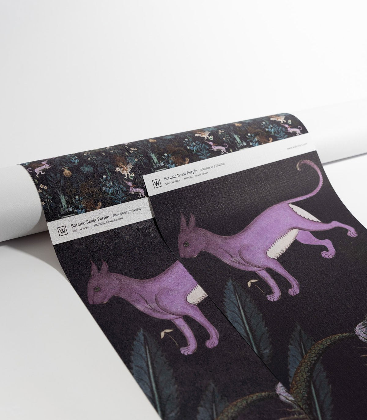 Wallpaper Botanic Beast Purple